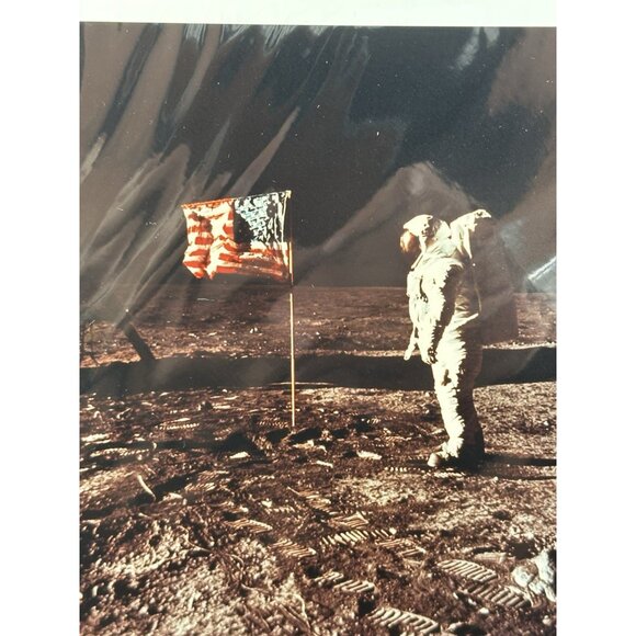 Magnum Photos By Neil Armstrong Of  “Edwin Buzz Aldrin” 6”x6” Estate Stamped - Picture 3 of 5